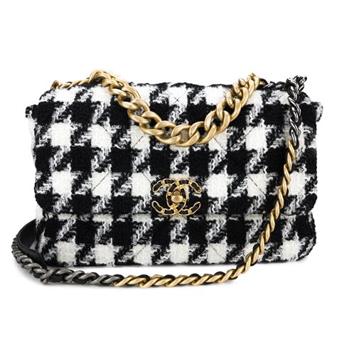 chanel black and white bag|black chanel bag price.